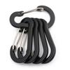 5 stuks Karabijnhaak Aluminiumlegering Sleutelhanger Slot Gesp Snap D-Ring Clip Outdoor Rugzak Kamperen Multitool Vissen Wandelen Haak