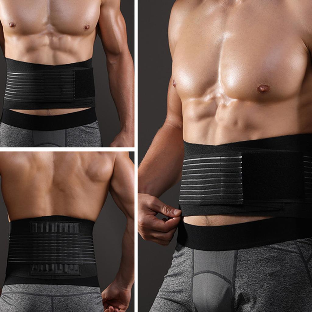 Sports Waist Support Belt With Compression For Gym Cycling Running