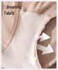 Women's Seamless Mid-High Waist Shaping Panties with Mulberry Silk Crotch - Comfortable, Breathable & Elastic.