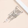 Hip Hop Trendy Imitation Pearl Tassel Chain Brooches For Men Women Waist-Shaping Fixed Pin Accessory Multi-Functional Jewelry