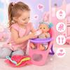 [PACZB] Baby doll with feeding accessories and seat Z3410
