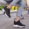 Women's Platform Mesh Breathable Sneakers Womens Spring New Casual Wedge Basket Shoes Tennis Female Thick Woman Summer Trainers