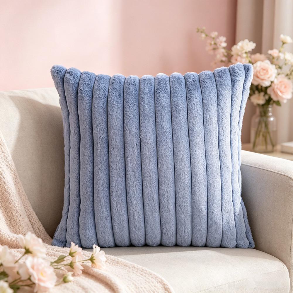 Minimalist Polyester Solid Color Cushion Cover For Living Room Home Decor