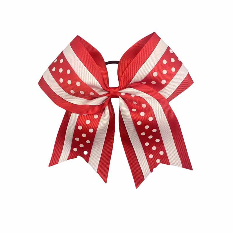 Резинка для волос в горошек с бантом – Бережно относится к волосам, идеально подходит для детских аксессуаров