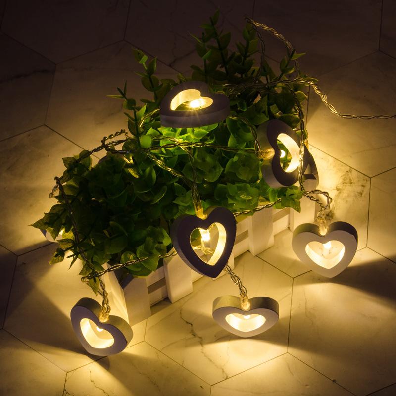1pc Love LED String Lights, Suitable For Valentine's Day Christmas Garden Bedroom Holiday Birthday Party Decoration