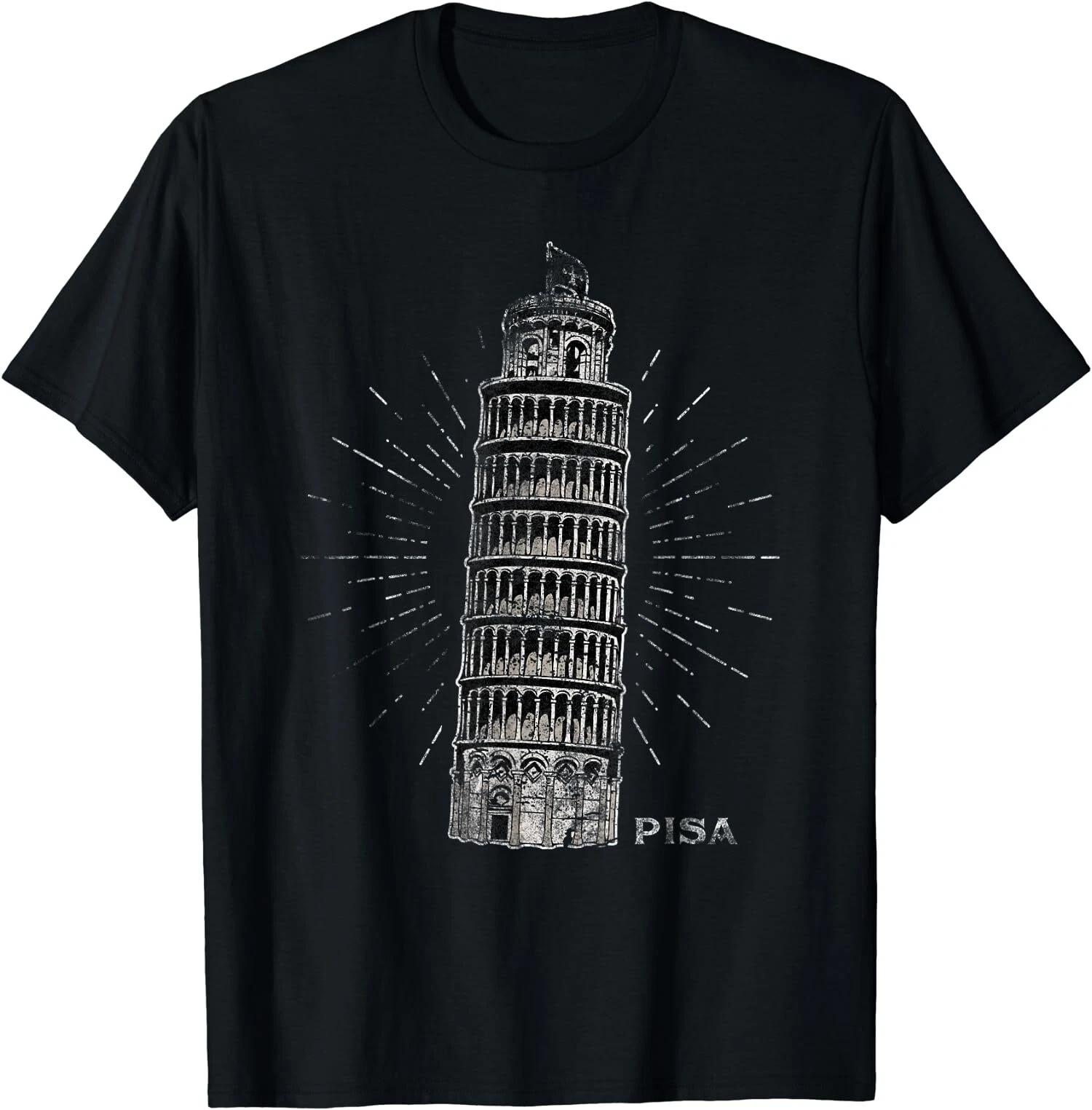 Leaning Tower of Pisa Italian Pride Italia Love Italy T-Shirt XS