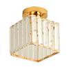 Lustre Moderne en Cristal à 3 Ampoules Douille E27 Lampe de Plafond pour Chambre à Coucher Lampe Suspendue pour Salon Chambre à Coucher Cuisine Couloir
