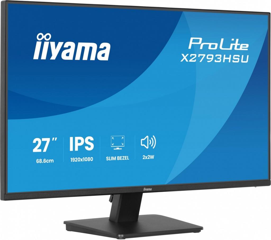 Monitor 27-inch X2793HSU-B1 IPS.HDMI.DP.120Hz,2xUSB, 1500:1,350cd