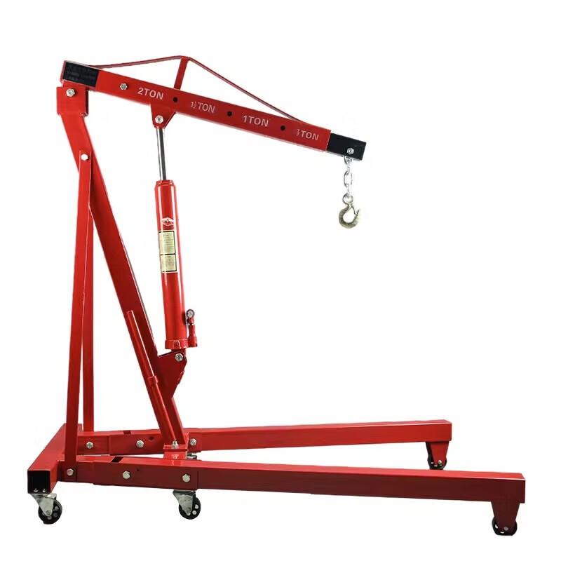 Junlun 3-Ton Folding Hydraulic Engine Hoist CN plug (adapter included)