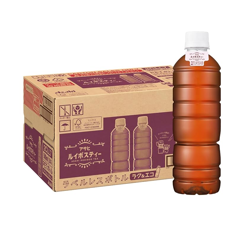 Asahi Soft Drinks Asahi Rooibos Tea Label-less Bottle 500ml x 24 bottles