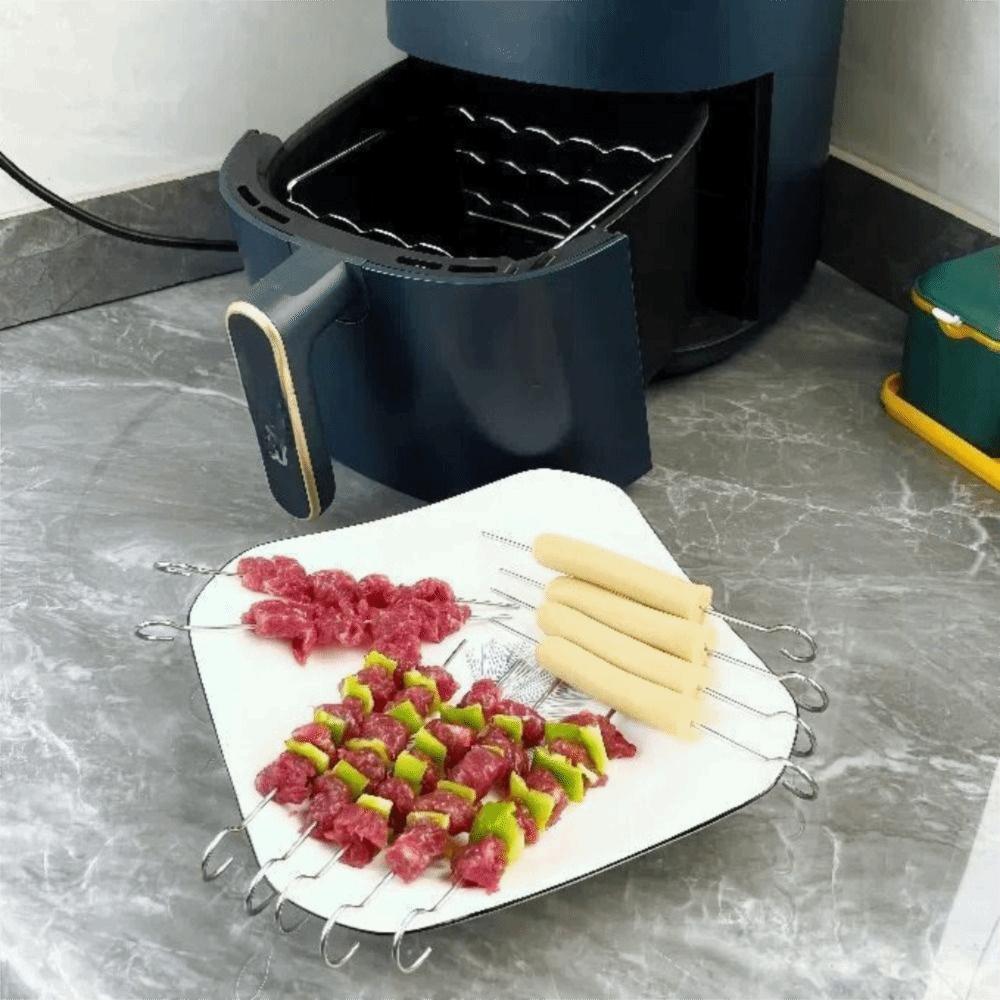 Reusable Air Fryer Grilling Rack Stainless Steel Air Fryer Cooking Rack  Kebab