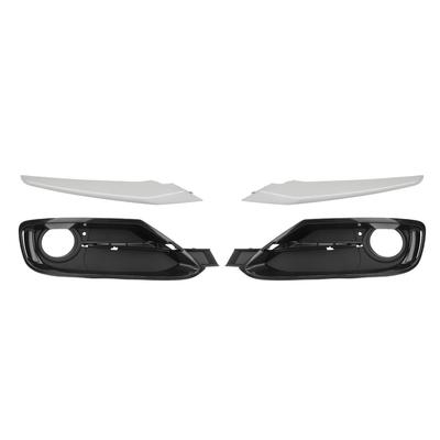 4Pcs Front Bumper Fog Light Grille Trim 51117293105 Fog Light Grille Trim Cover for 3 Series F30