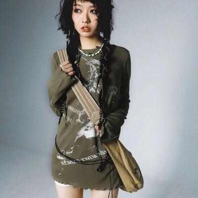Japonské Harajuku Vintage Tops Tričko Fairycore Ženy Estetické Grunge Tričko Y2k Streetwear Grafika Trička Dámské košile