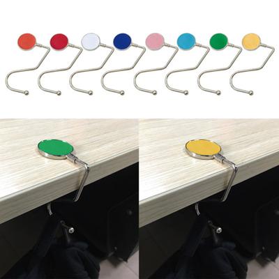 Handtaschenhaken, rostfrei, rutschfest, Zinklegierung, platzsparend, Tischtaschenhalter für Mädchen