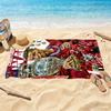 Cristiano Ronaldo Beach Towel Super Soft Microfiber Quickdry Fabric Comfortable Lightweight