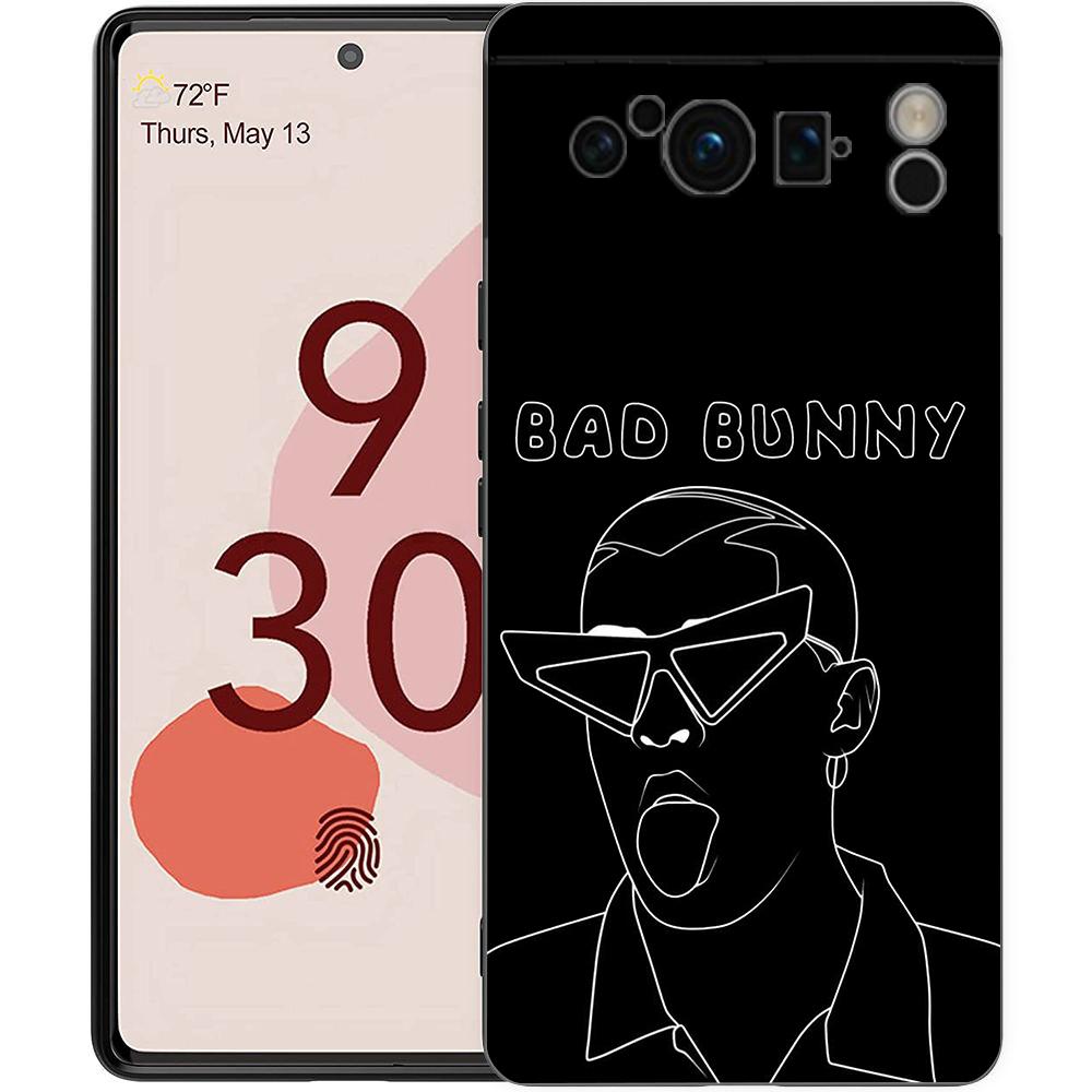 

Bad Bunny UN VERANO SIN TI для Google Pixel 8 7 6 Pro 6A 5G черный чехол для телефона мягкий противоударный чехол силиконовый TPU Shell Coque Pixel 8