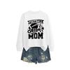 Football Cheer Mom Plus Size Loose Comfortable Hoodie