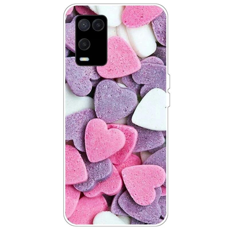 OPPO A54 Case telefonhoz Hátlap OPPO A54 5G 4G Case CPH2239 CPH2195 OPPOA54 A 54 Bumper Silicon Soft Funda fekete tpu tokhoz