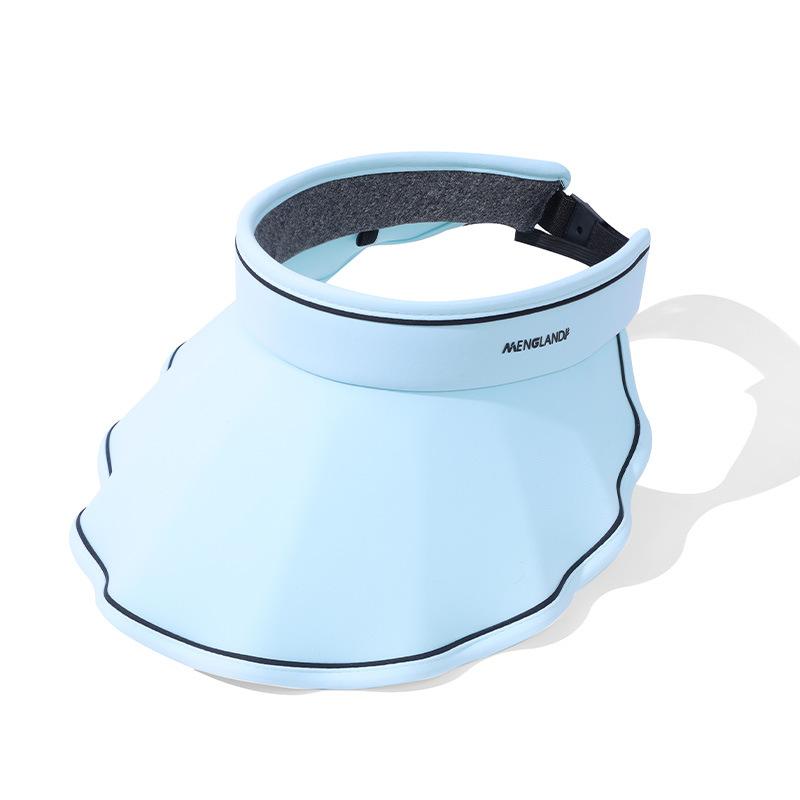 

Летняя новая волна солнцезащитная шляпа уличная шляпа детская шляпа с открытым верхом дышащая шляпа от солнца с большими полями повседневная шляпа от солнца светло-синий