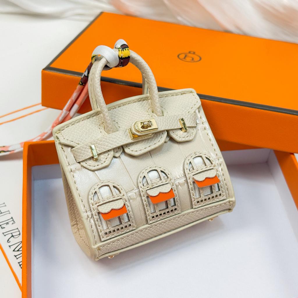 Neuer modischer Mini-Kleinhäuser-Taschenanhänger kleine Tasche süßer Taschenanhänger Mund roter Umschlag Kopfhörertasche Autoschlüsselanhänger