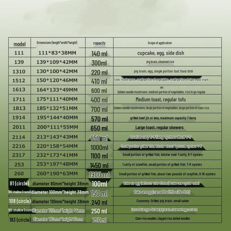 OEING Square Disposable Aluminum Foil Containers with Lids