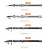 Telescopic Fishing Reel Carbon Fiber Fishing Rod Spinning Reels Fishing Accessories