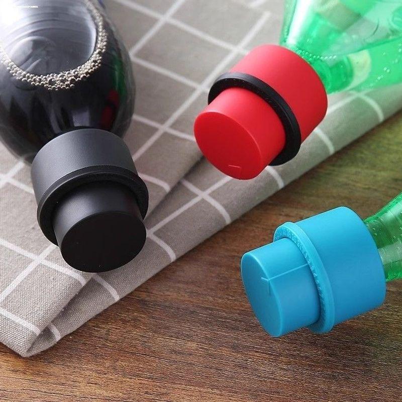 Press-Type Refillable Leak-Proof Soda Cap for Carbonated Beverages