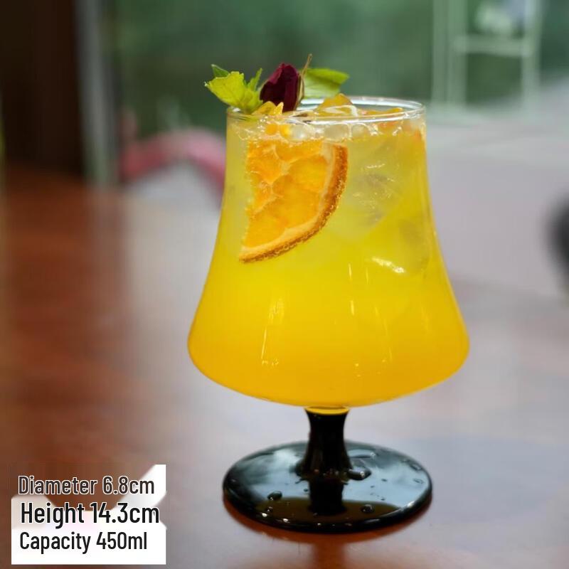 Ins Style Short-footed Glass Cup