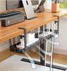 Bandeja de Gerenciamento de Cabos Sob a Mesa, Canaleta Extensível Resistente de Aço para Esconder Cabos Sob a Mesa, Porta-Cabos para Régua de Energia Gerenciamento de Fios