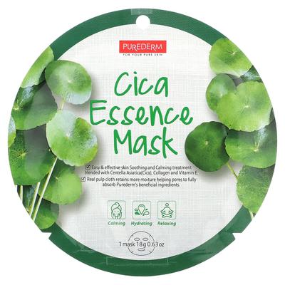 Cica Essence Beauty Mask, 12 Sheets, 18G (0.63Oz) Each