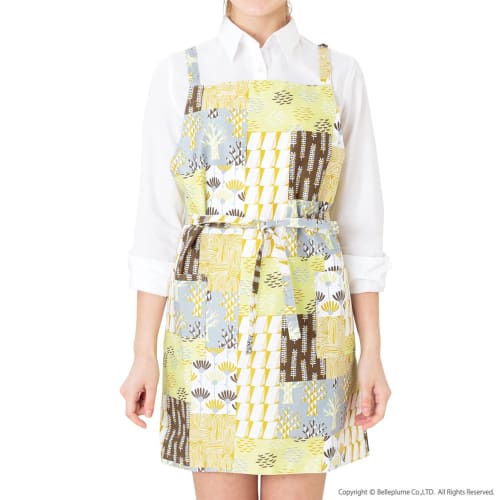 

Bell Plume Women s Nordic-Style Cotton Apron, Size F (TACK TACK/Lugun)