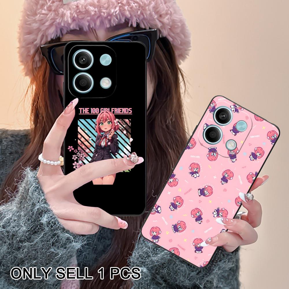 Anime Hakari Hanazono Matte TPU Mobile Phone Case for Xiaomi Redmi 15 14 13 12 A5 3 2 1 C Plus 4G 5G Colorful Printing Cover