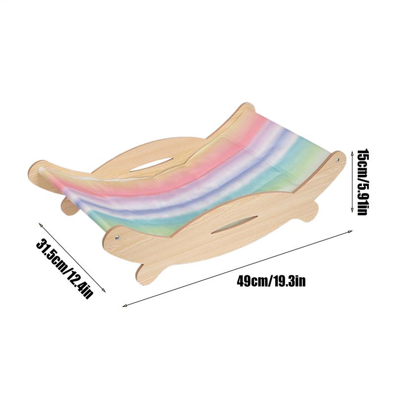 Cat Recliner Chair Kitten Hammock Bed Cooling Wooden Kitten Hammock Lounger For Indoor Outdoor Scratch-resistant Puppy Sofa Bed