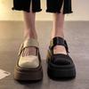 College style fried street high value women single shoes temperament lady Internet celebrity year comfortable Mary Jane shoes