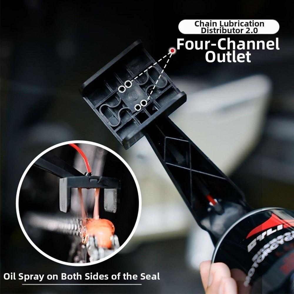 Anti Splash Motorcycle Chain Lubricating Oiling Diverter  Motos Gear Maintenance Tools