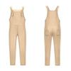 Women Casual Solid Color Sleeveless Adjustable Straps Loose Jumpsuit Bib Overall