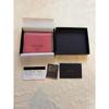Used Saffiano Shine Bi-fold Wallet Begonia with Box and Accessories