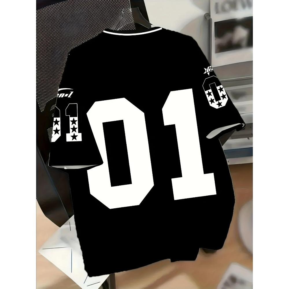 Summer Men's T-shirt Is a Casual, Sporty, Comfortable, and Soft Digital Printed Streetwear Series