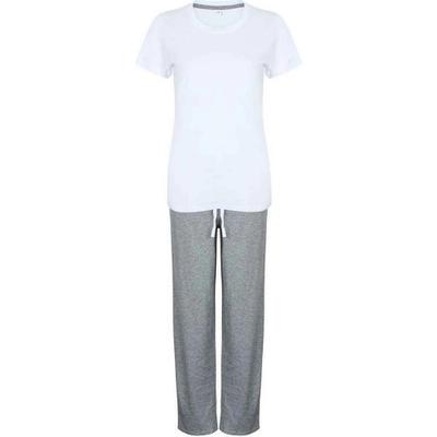 Towel City Womens/Ladies Heather Long Pyjama Set