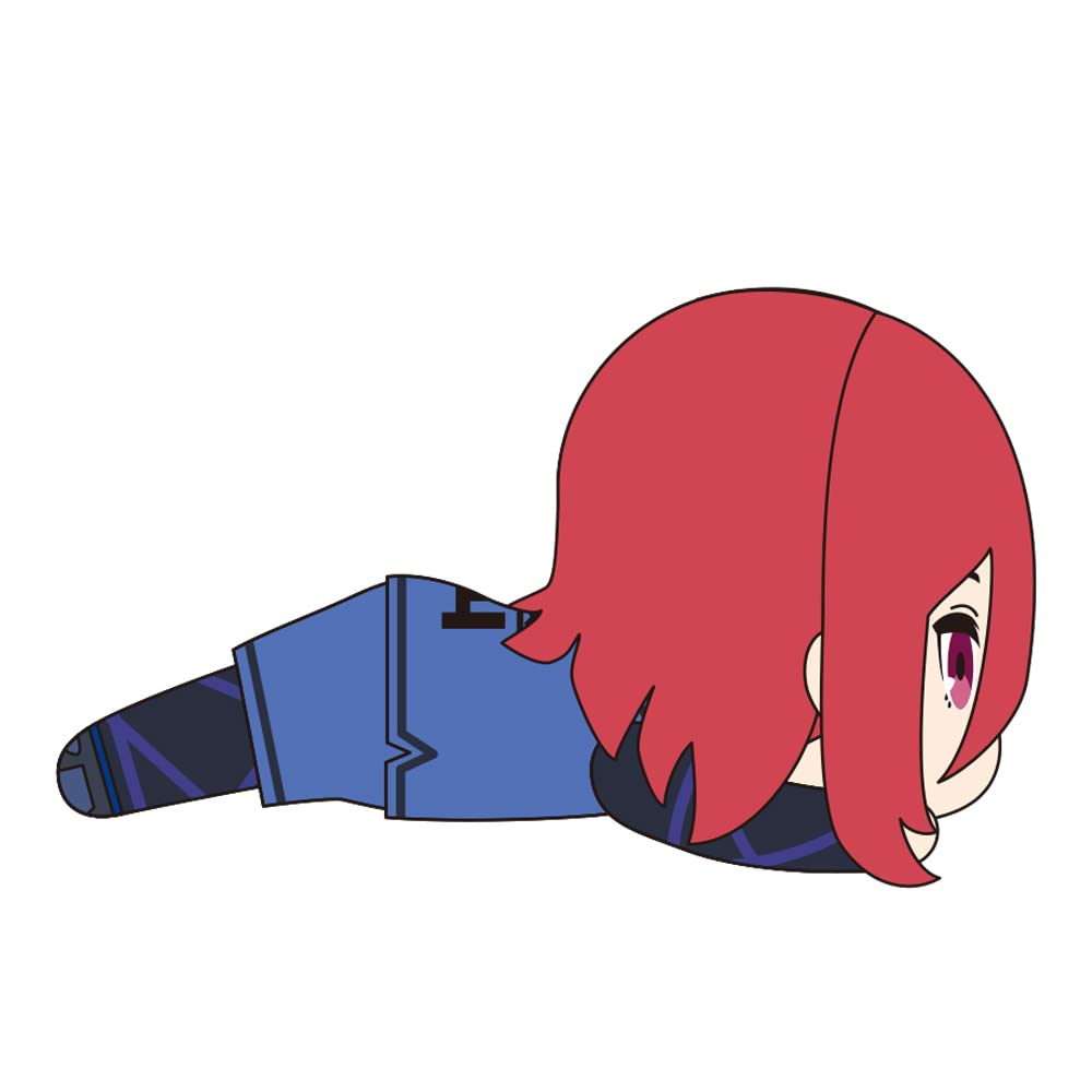 Blue Rock Lying Down Plush Toy Cut Leopard "Thin Horse" (S)