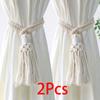 Boho Curtaintiebacks med beadfringe Gardiner Tilbehør Makrame Dekorativ Gardin Tau Farmhouse Dekor for romdekorasjon