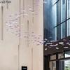 Fluttering Leaves Ceiling Suspension Ornaments Wall Hanging Crafts Living Room Decoration Wall Background Display Leaf Pendants