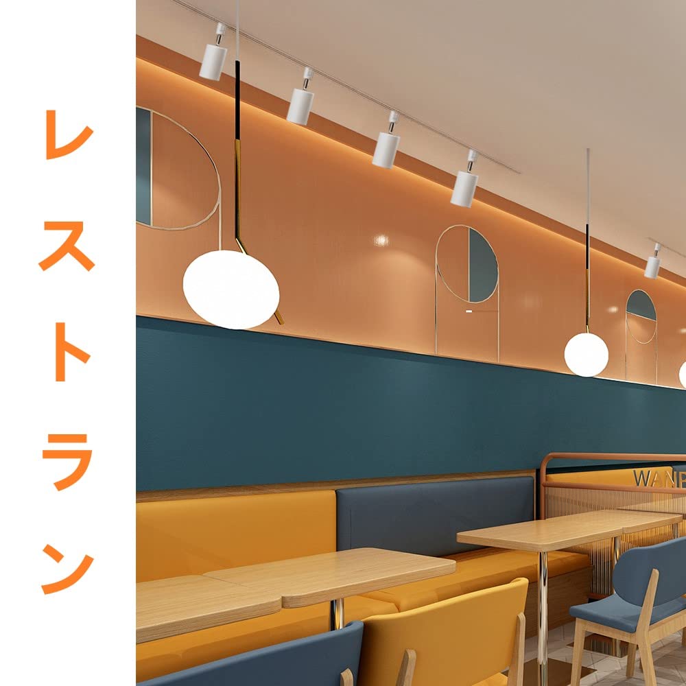 Spotlight Fixture for Duct Rails, Lighting Fixture for Lighting Bars, Rail Light, Spotlight Fixture Only, Bulbs Not Included (Set of 6, White E11)