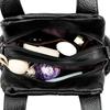 Women'S Handbag 2025 Summer Carving Decor Shoulder Bag Fashion Purse Soft Leather Large Capacity Shopping Handbags Satchel Bag Mom'S Bags