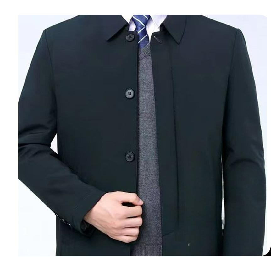 Frühlings- und Herbstjacke Business Casual Jacke Revers Mode Herren Executive Jacke