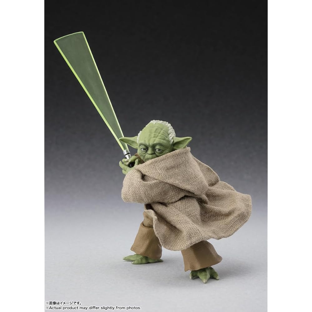 TAMASHII NATIONS S.H. Figuarts Star Wars Episode III Yoda Classic Version 70mm PVC ABS Fabric Action Figure