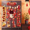 Magnetic 2026 Chinese Spring Festival Couplets Good Luck New Year Door Stickers  Traditional Decor
