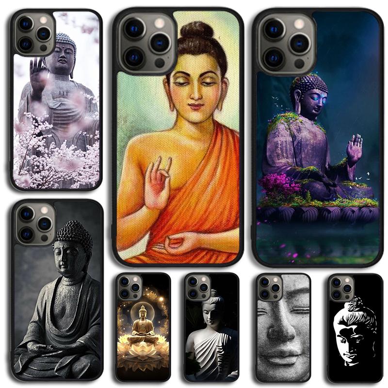Buddha Budha Phone Case For iPhone 17 Air 15 16e 14 13 Pro Max Coque 12 11 Pro Max PLUS Cover
