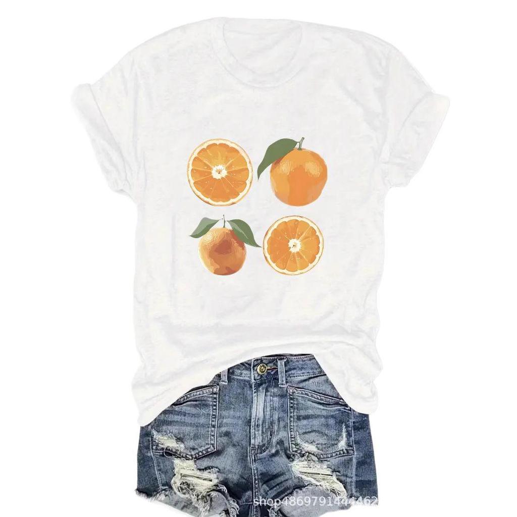 Women's Fashion Round Neck T-Shirt for Cross-Border Trade