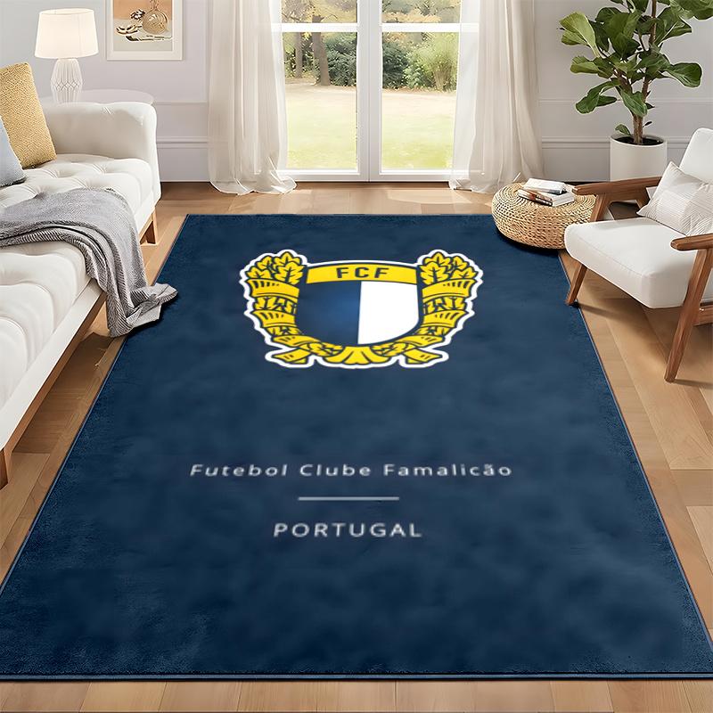 FC Famalicao Carpet Door Mat for Living Room or Bedroom Protective Mat Under Chair Office Decoration Christmas Gift Birthday Present